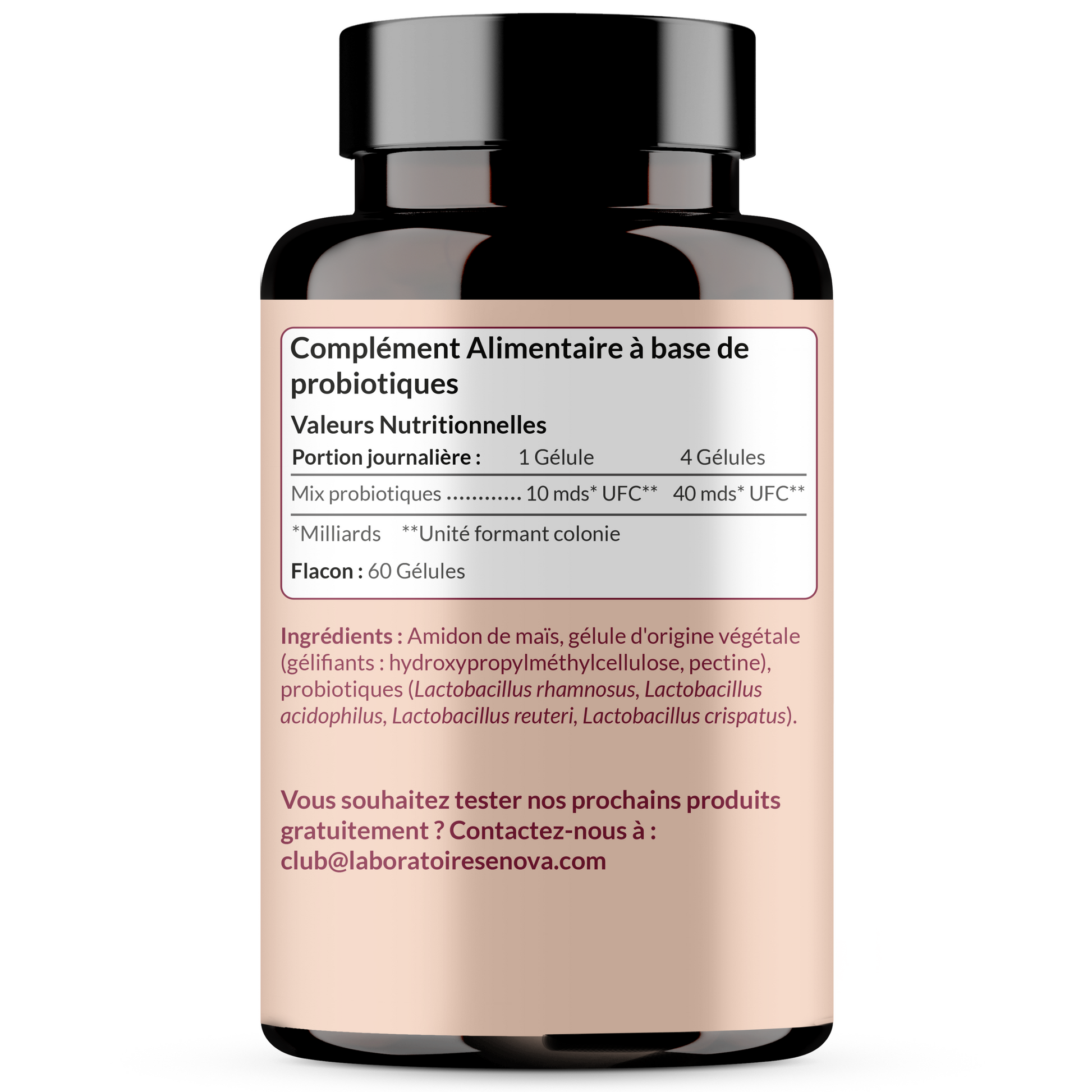 PROBIOTIQUE FLORE INTIME - Laboratoires Enova
