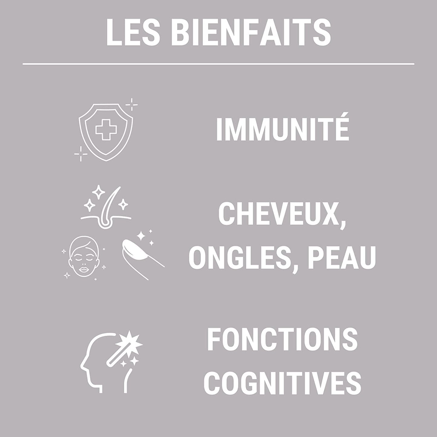 ZINC 15MG - Immunité, Cheveux, Peau, Ongles, Fonctions Cognitives