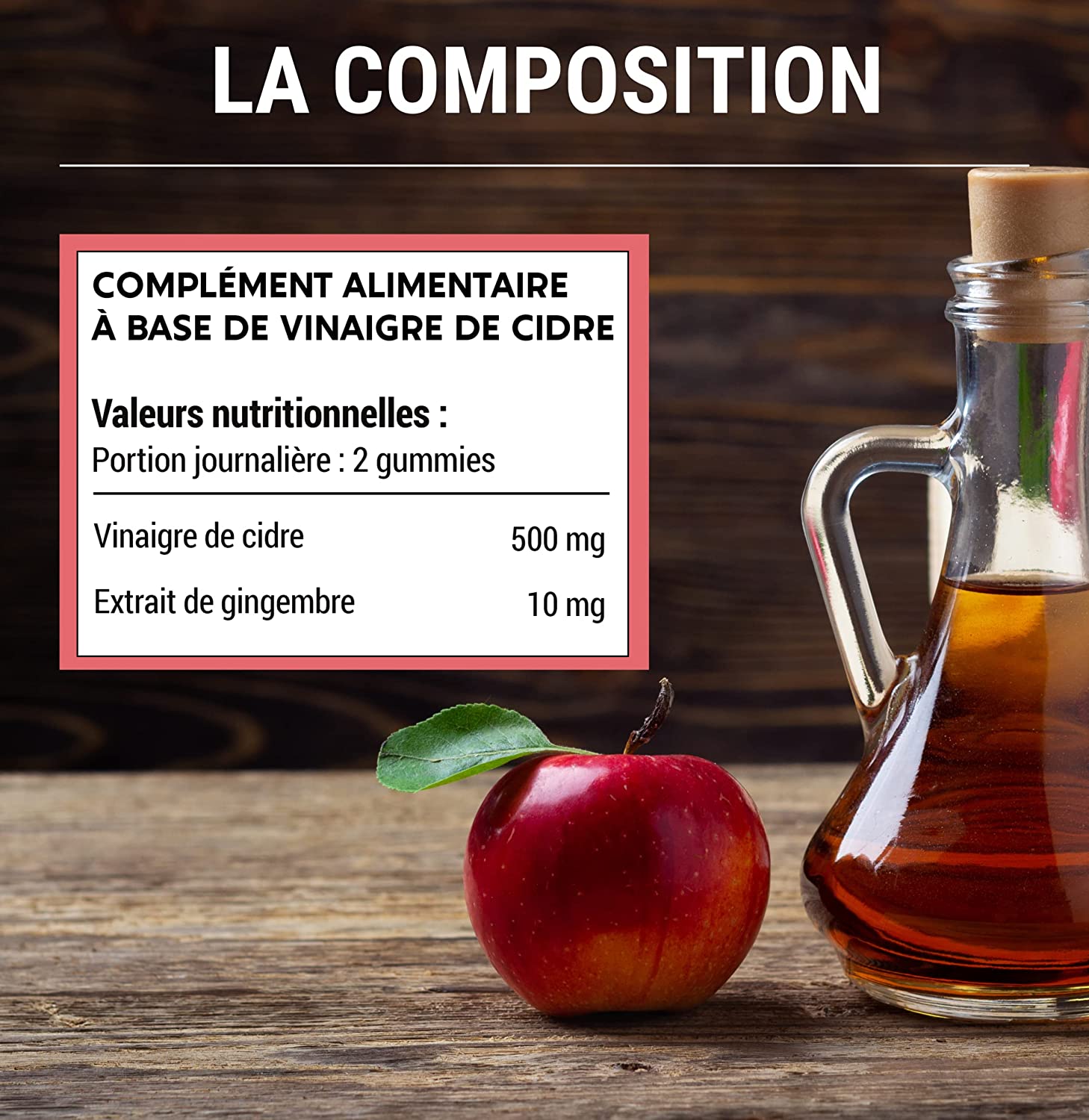 VINAIGRE DE CIDRE de pomme + Gingembre + Huile de coco - Digestion, Pe –  Laboratoires Enova