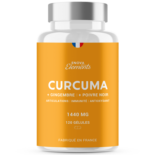 CURCUMA + Poivre noir + Gingembre - Articulations Immunité Antioxydant Digestion