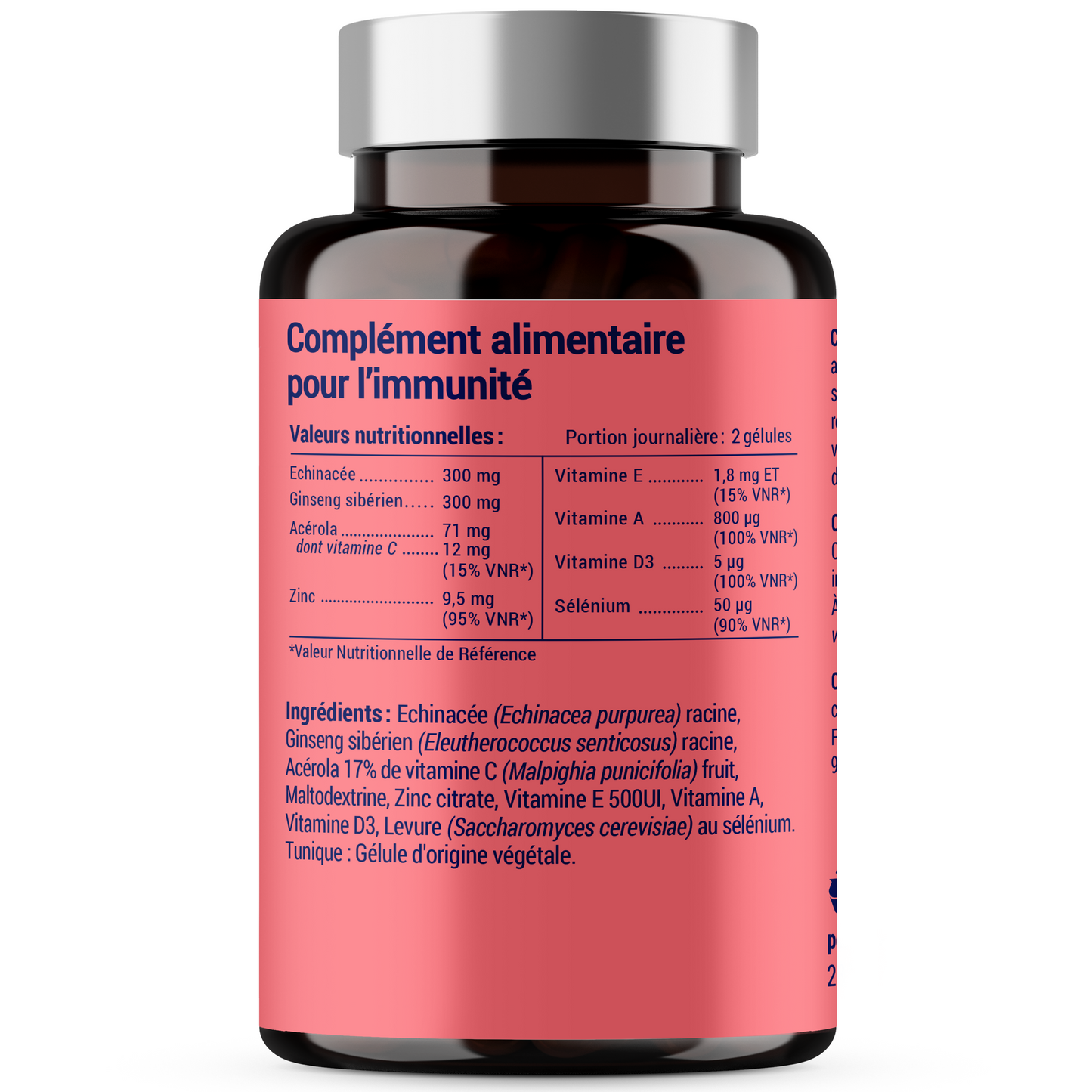 FORMULE IMMUNITE - Vitamine c Vitamine e Vitamine a + Phyto complexe 100% naturel