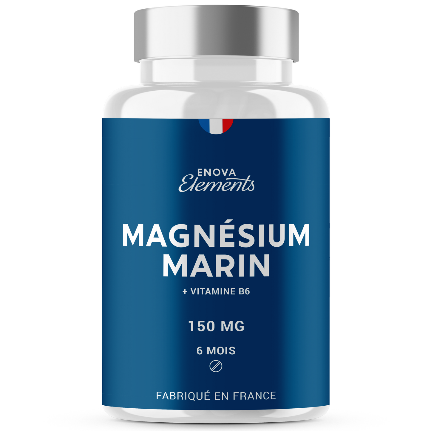 MAGNÉSIUM MARIN + Vitamine B6 - Contre la fatigue, Anti-stress, Récupération musculaire