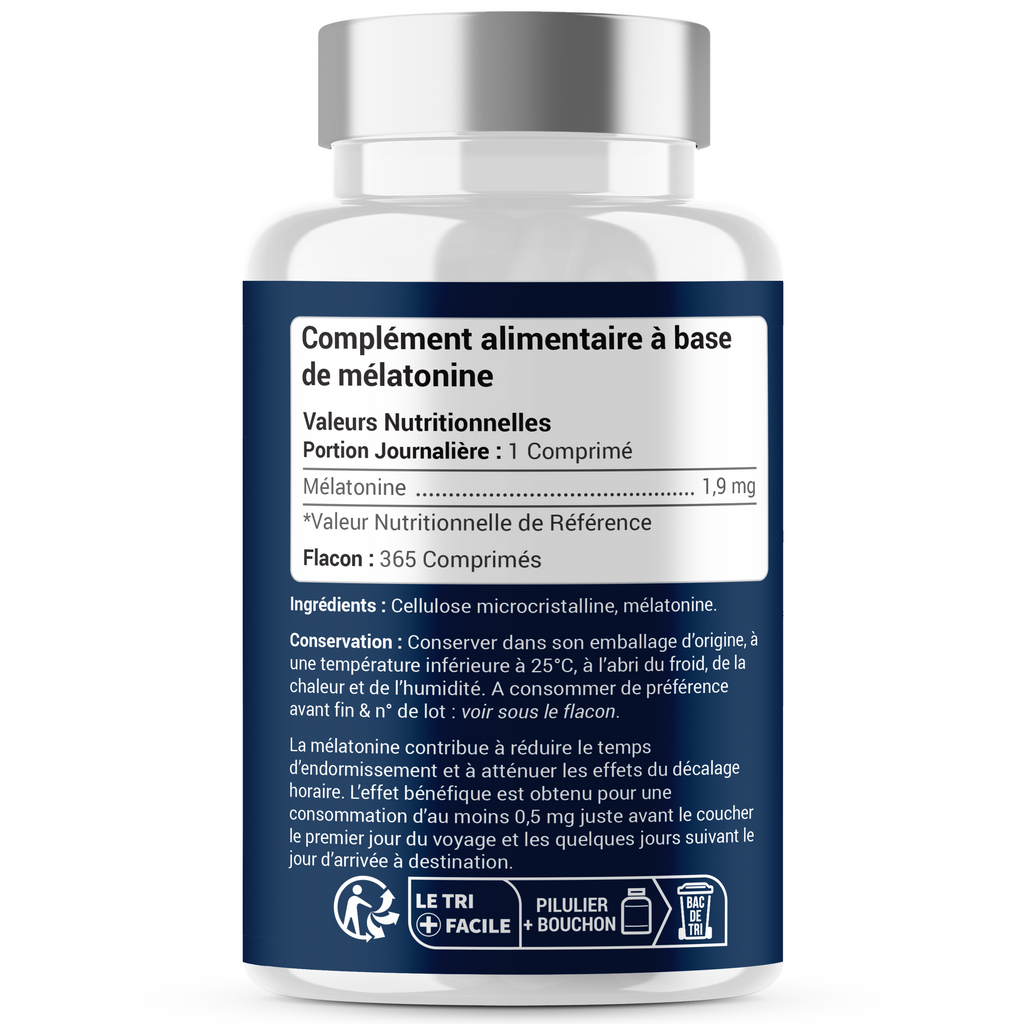 MÉLATONINE 1,9MG - Laboratoires Enova